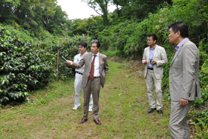 山形の加工食品会社が視察で来島１４０５０７徳