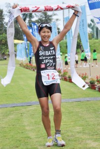 女子の部優勝の柴田彩香