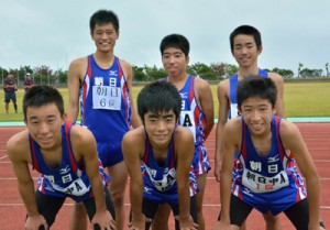 優勝した朝日男子（写真は１０月の地区大会）