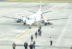 ２年連続で乗降客数が６０万人を超えた奄美空港