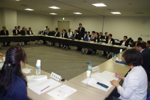 活発な意見が交わされた奄振審議会＝２４日、東京・霞が関の中央合同庁舎会議室　