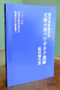 小湊フワガネク遺跡総括報告書刊行１６０５２６向