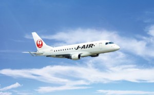 ８月就航予定のエンブラエル１７０型機（日本航空奄美営業所提供）