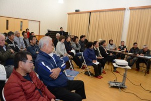 イモーレ秋名設立発表会②出席した地域住民ら181221蘇