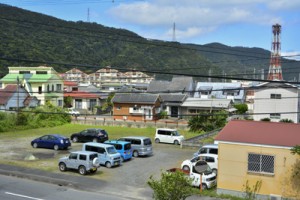 ３％超の上昇地点もあった龍郷町玉里の住宅地＝１９日