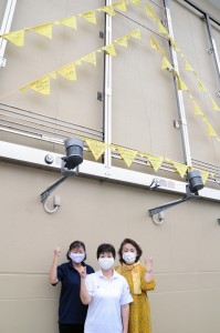 瀬戸内町地女連「黄色いハンカチ」で応援メッセージ（コロナ関連）２００６０１栄