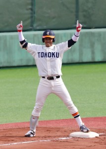 ドラフト会議で東京ヤクルトスワローズから４位指名を受けた元山選手（提供写真）