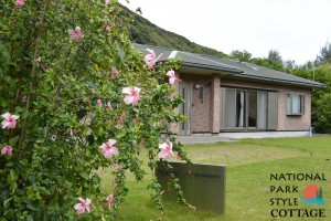 請島に開設されたＴＡＲＧＥＴ　ＨＯＬＤＩＮＧＳの宿泊施設「Ｎａｔｉｏｎａｌ　Ｐａｒｋ　Ｓｔｙｌｅ　Ｃｏｔｔａｇｅ」（同社提供）